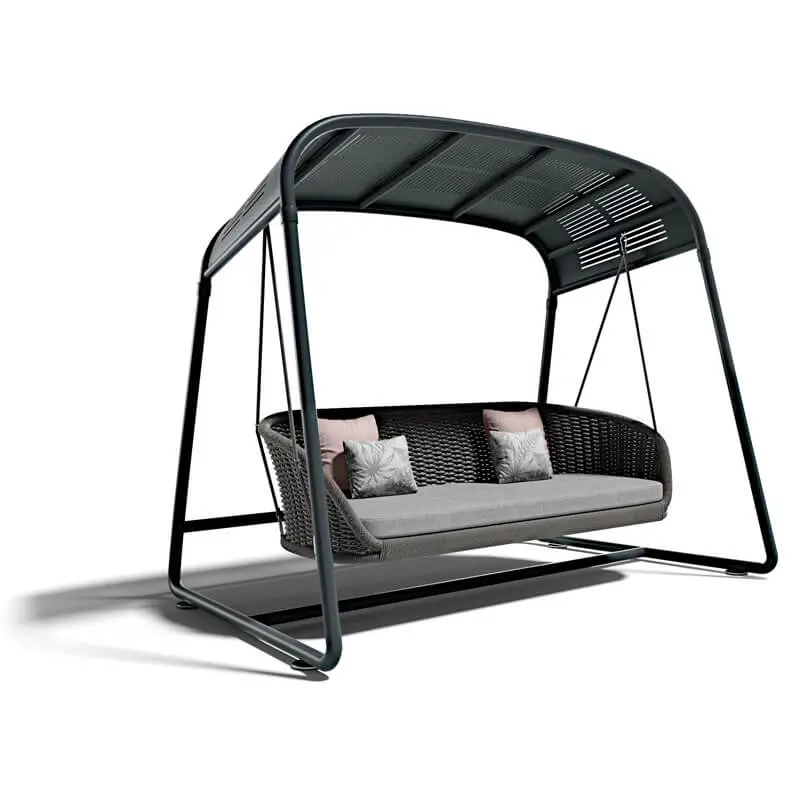 Ludo .L5 Outdoor Rocking Sofa With Integrated Stand 1