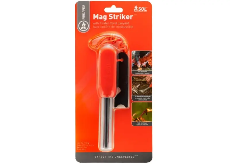 Mag Striker Fire Starter With Integrated Tinder Cord 1