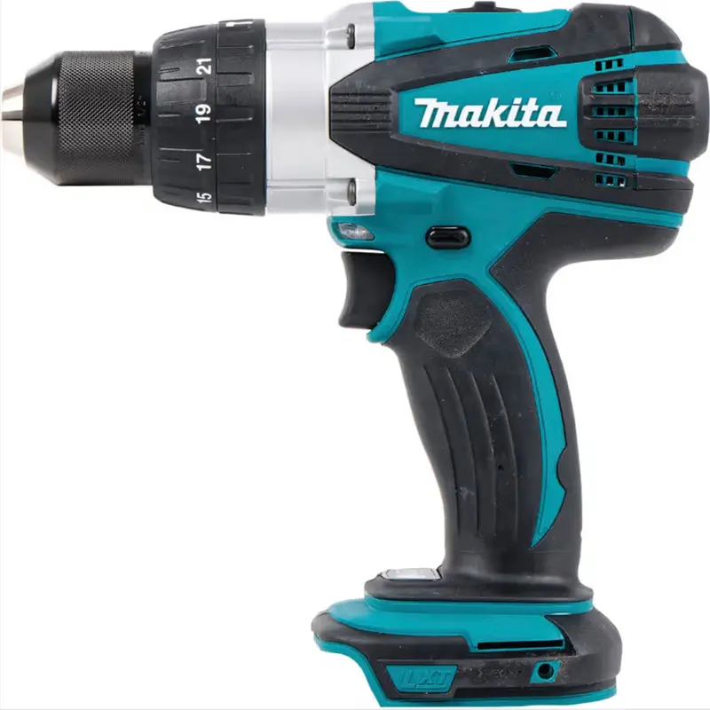 Makita Dhp458 Cordless Combi Drill – 18V Lxt Li-Ion, Keyless Chuck, Compact Body-Only Unit 1