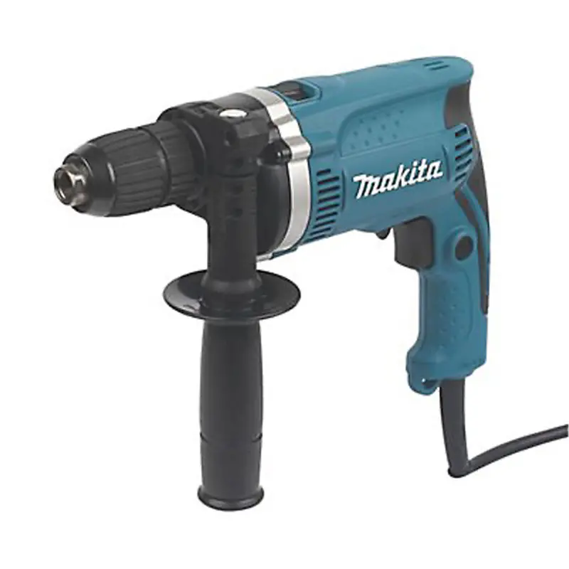 Makita Hp1631K Corded Hammer Drill – 710W Electric Percussion Drill With Carry Case (240V) 1