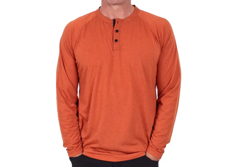 Men’S Payette Long-Sleeve Henley Shirt 1
