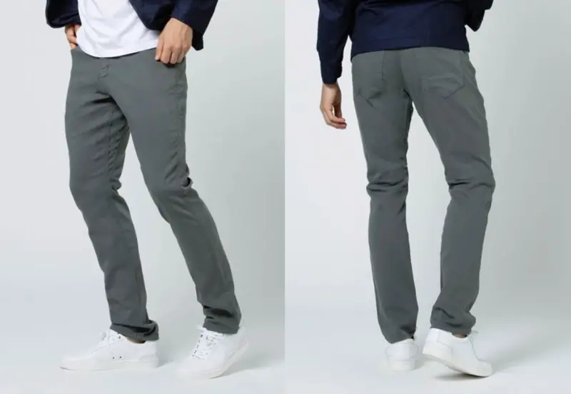 Men'S Relaxed-Taper No-Sweat Cotton Pant 1