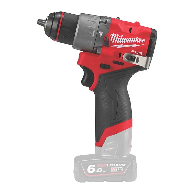 Milwaukee M12Fpd2-602X Cordless Percussion Drill – 12V Li-Ion, Led Light, Bare Tool 1