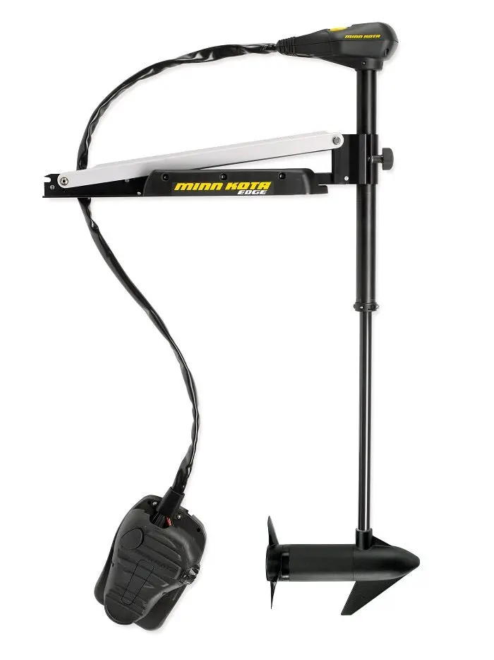 Minn Kota Edge 45 Bow-Mount Trolling Motor – 45-Inch Shaft, Latch-And-Door Design, Foot Control 1