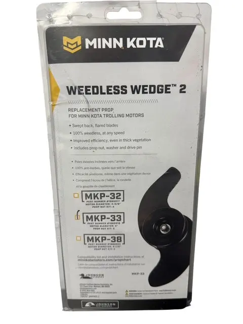 Minn Kota Mkp-33 Weedless Wedge™ 2-Blade Propeller 1