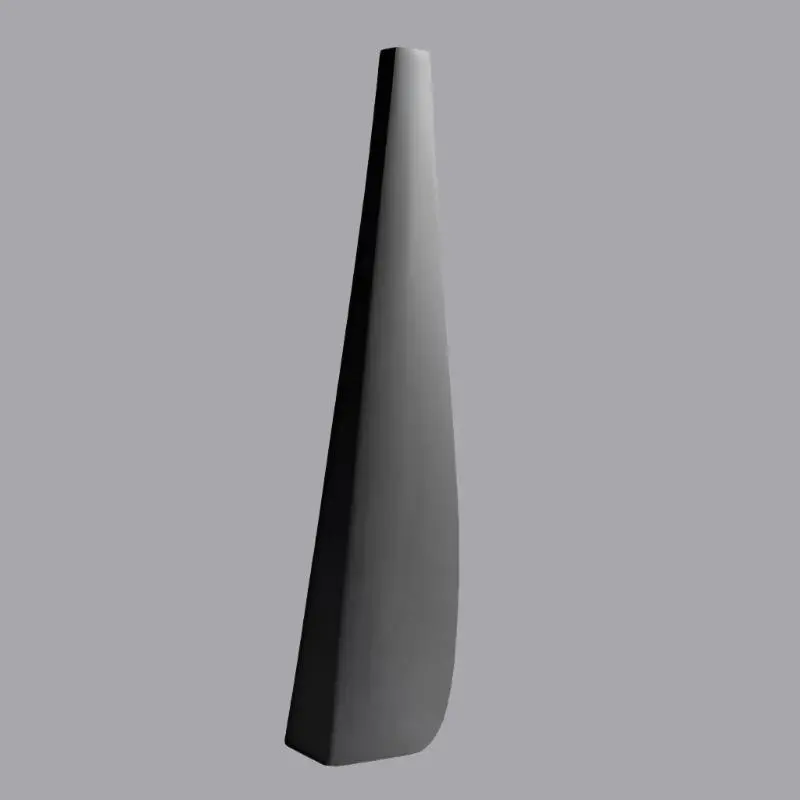Monolite Alto Handcrafted Clay Vase – Minimalist Sculptural Accent 1