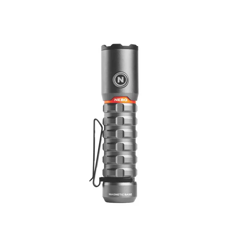 Nebo Rechargeable Led Work Torch – 2000 Lumens, Compact Aluminium Flashlight, Grey 2