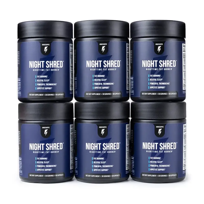 Night Shred™ – 6-Bottle Nighttime Fat-Burning Formula 1