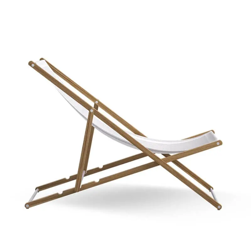 Nirvana Foldable Teak Deck Chair 1