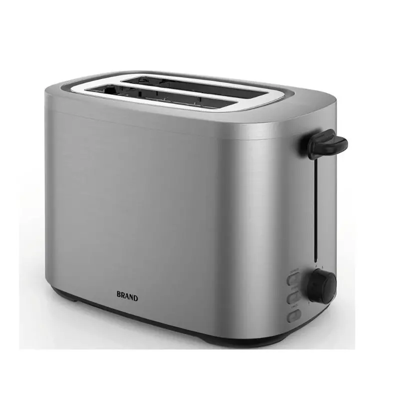 Nutmeg 2-Slice Toaster – Stainless Steel With Crumb Tray, Defrost, Reheat & Cancel Functions 1