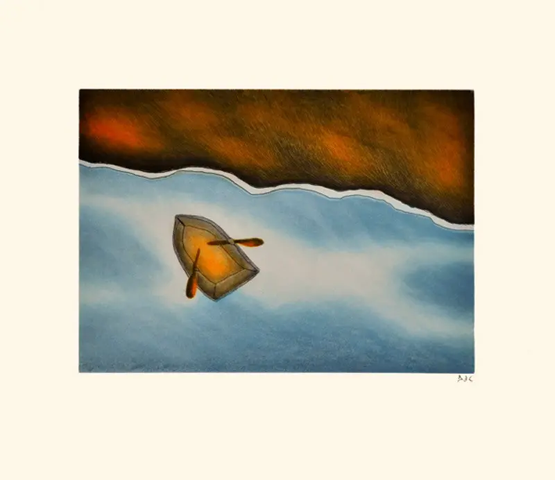 Ohotaq Mikkigak – Calm Waters Print, 2014 1