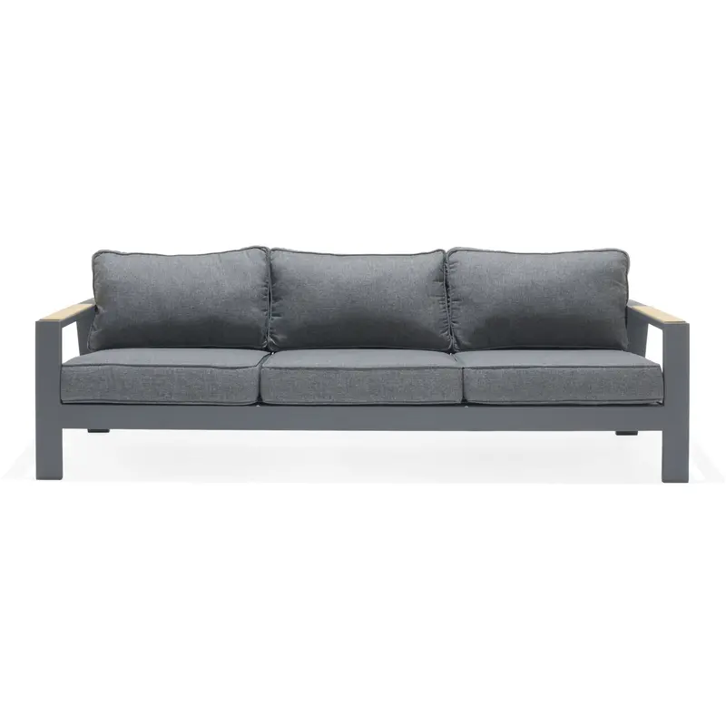 Palau 3-Seater Aluminum Sofa 1