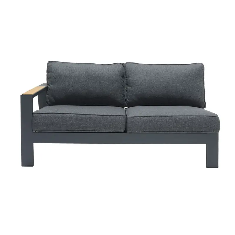 Palau Right-Facing 2-Seater Aluminum Sofa 1