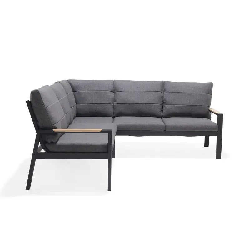 Panama Aluminum Corner Lounge Sofa Set 1
