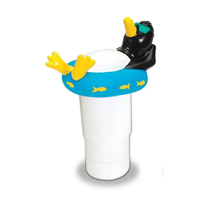 Penguin-Designed Large Floating Chlorine Dispenser For Residential Pools 1