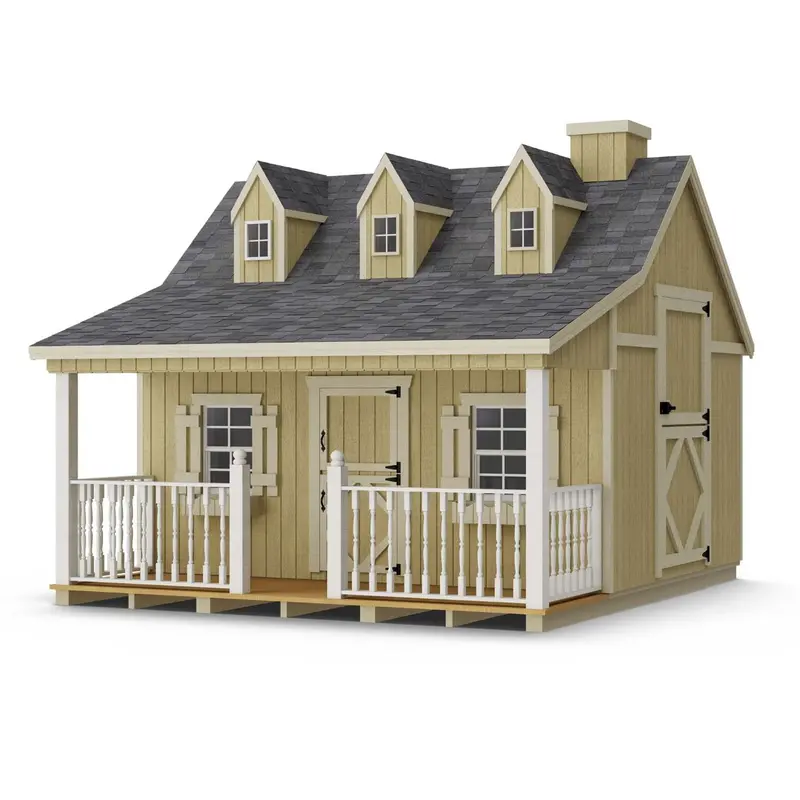 Pennfield Cottage Playhouse – Little Cottage Co. Charming Backyard Play Space 1
