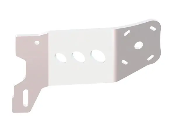 Power-Pole M-2-6 Starboard-Side Mounting Plate Kit – White 1