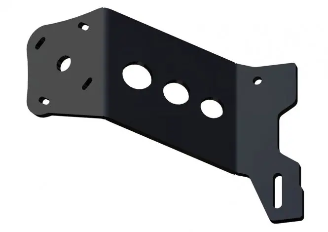Power-Pole M-5-6 Port Mounting Plate Kit – Black (Refurbished, Minor Surface Marks) 1