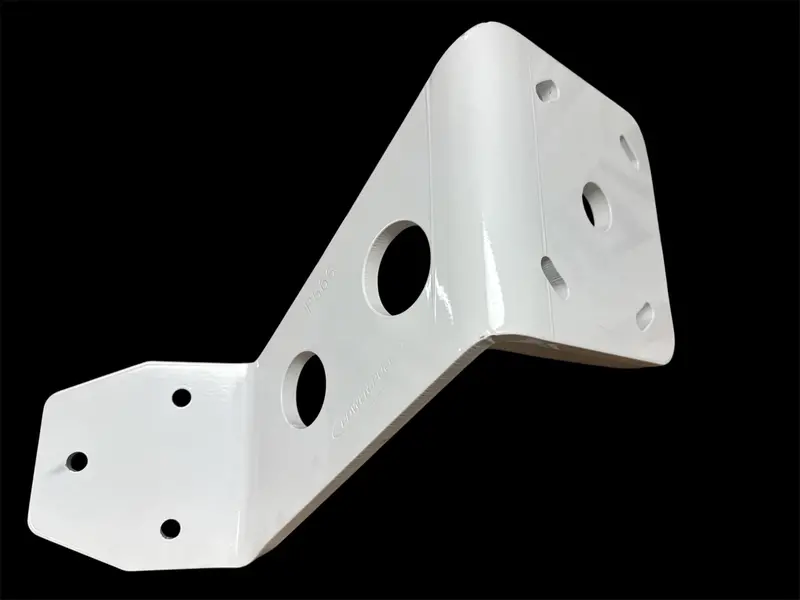 Power-Pole P-5-6 Starboard Braced Porta-Bracket (White) 1