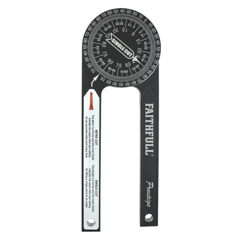 Precision Aluminium Mitre Angle Measurer – Protractor Tool For Saw Setup & Carpentry 1