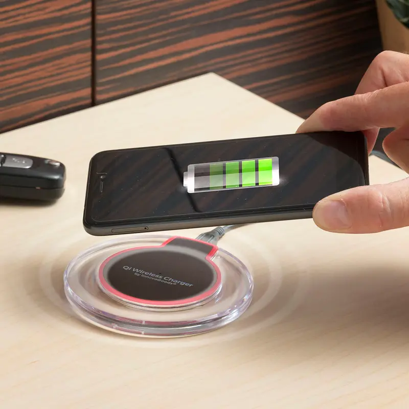 Qi-Certified Wireless Smartphone Charger – Innovagoods Fast Charging Pad 1