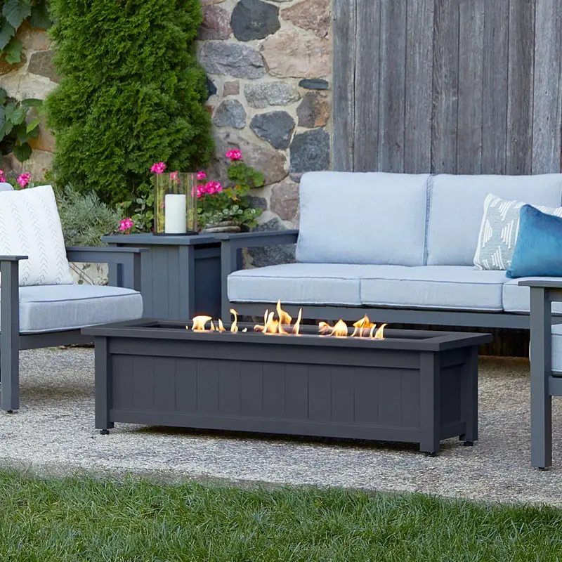 Real Flame Ortun Propane-Powered Fire Table 1