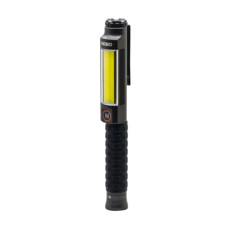 Rechargeable Led Inspection Torch – Compact Grey Work Light With 600 Lumens & Water-Resistant Design 1
