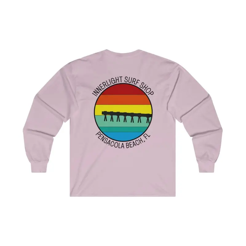 Retro Pier Long Sleeve Graphic T-Shirt 1