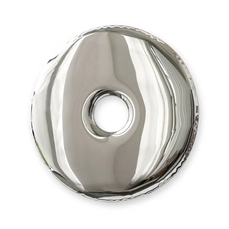 Rondo 75 Circular Wall Mirror With Sleek Modern Edge Detailing 1