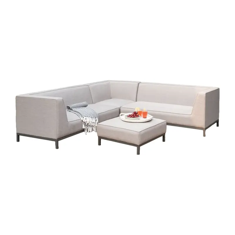 Ruby L-Shaped Corner Sofa Set For Patios 1