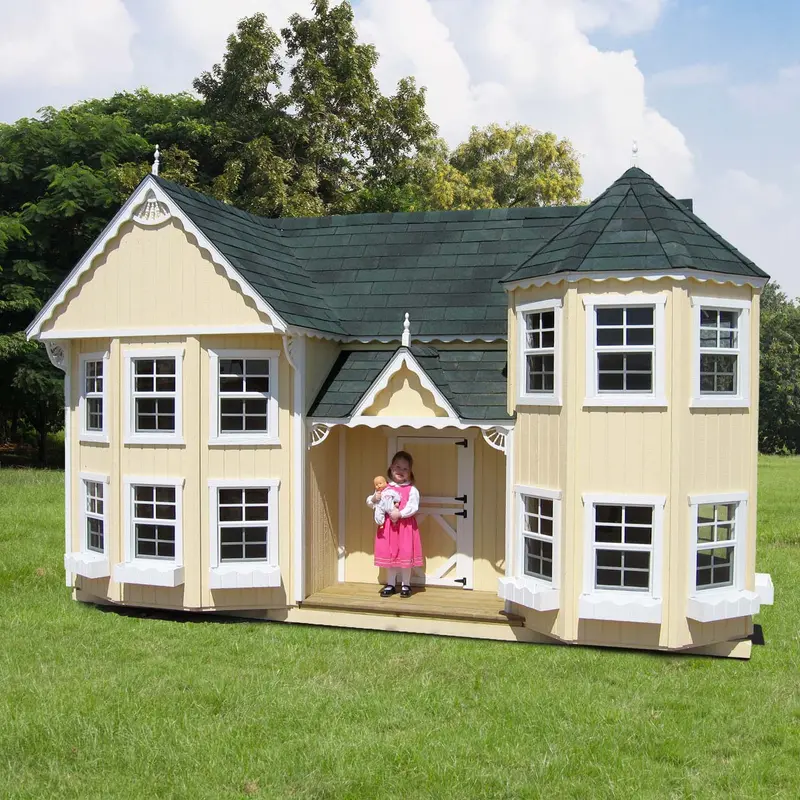 Sara’S Victorian Mansion Playhouse – Little Cottage Co. Elegant Play Space 1