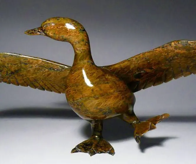 Second Edition Dancing Goose Figurine By Pudlalik Shaa 1