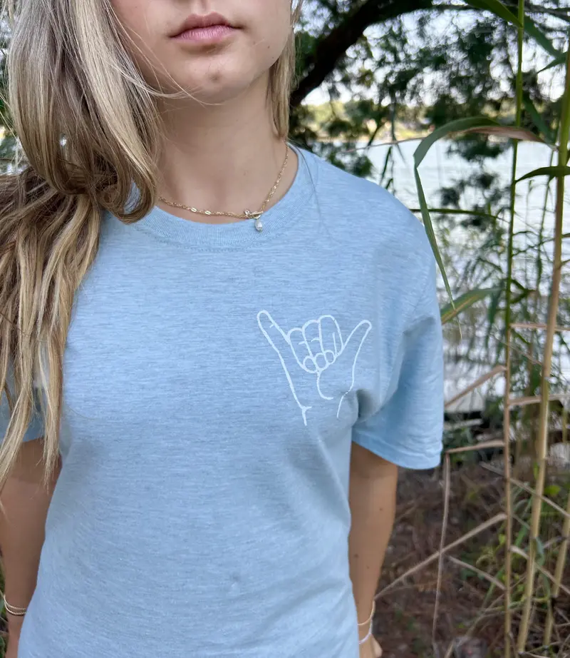 Shaka Hand Gesture T-Shirt — Innerlight Aloha Spirit 1
