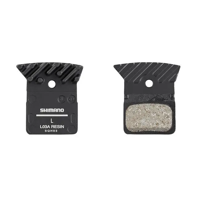 Shimano L05A-Rf Resin Brake Pads – With Fins And Springs (Pair) 1