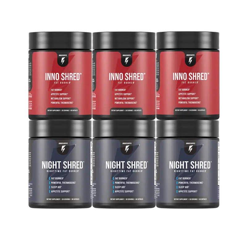 Shred Stack – 3-Month Am & Pm Thermogenic Bundle 1