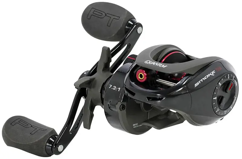 Smoke 100 Right-Handed Baitcasting Reel – Smooth Cast Control & Aluminum Frame 1