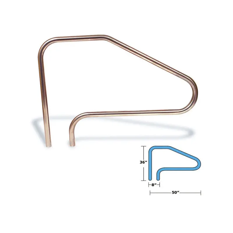 Stainless Steel Handrail For In-Ground Pool Ladders – Model 87910 1