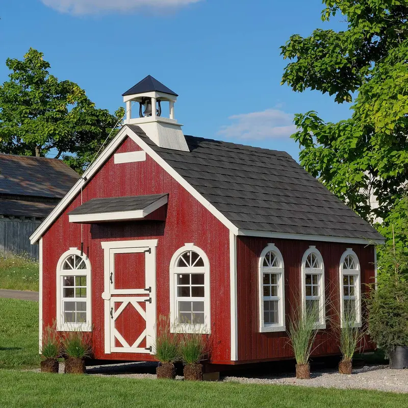 Stratford Schoolhouse Playhouse – Little Cottage Co. Vintage-Inspired Kids' Space 1