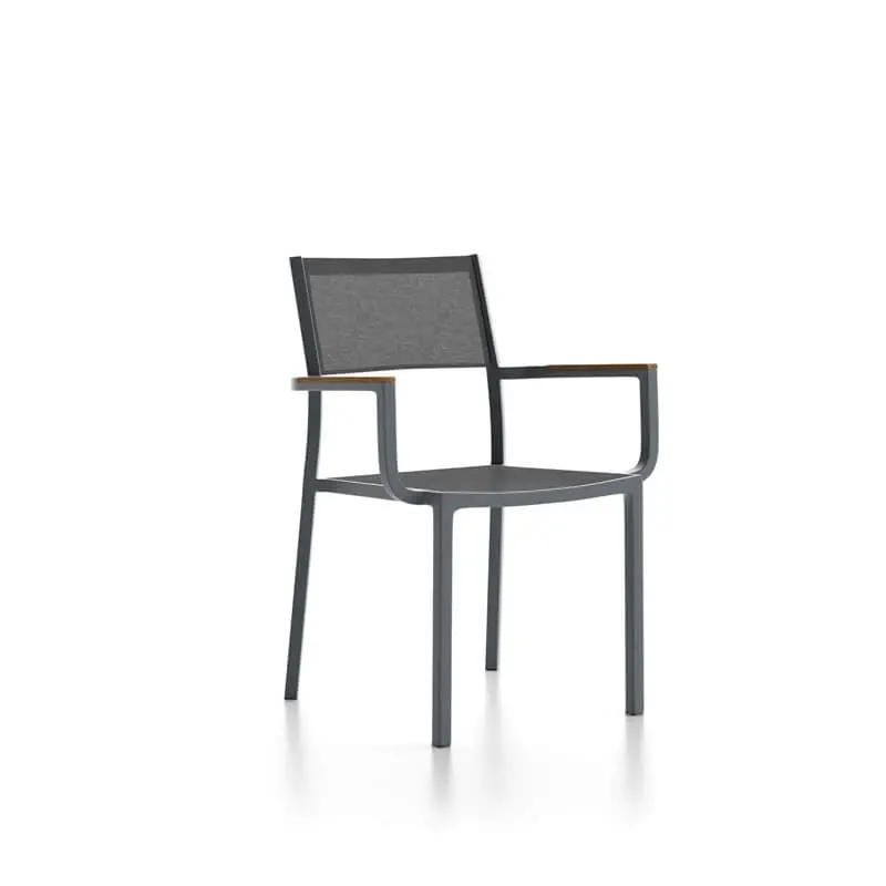 Sunny Stackable Patio Dining Chair 1
