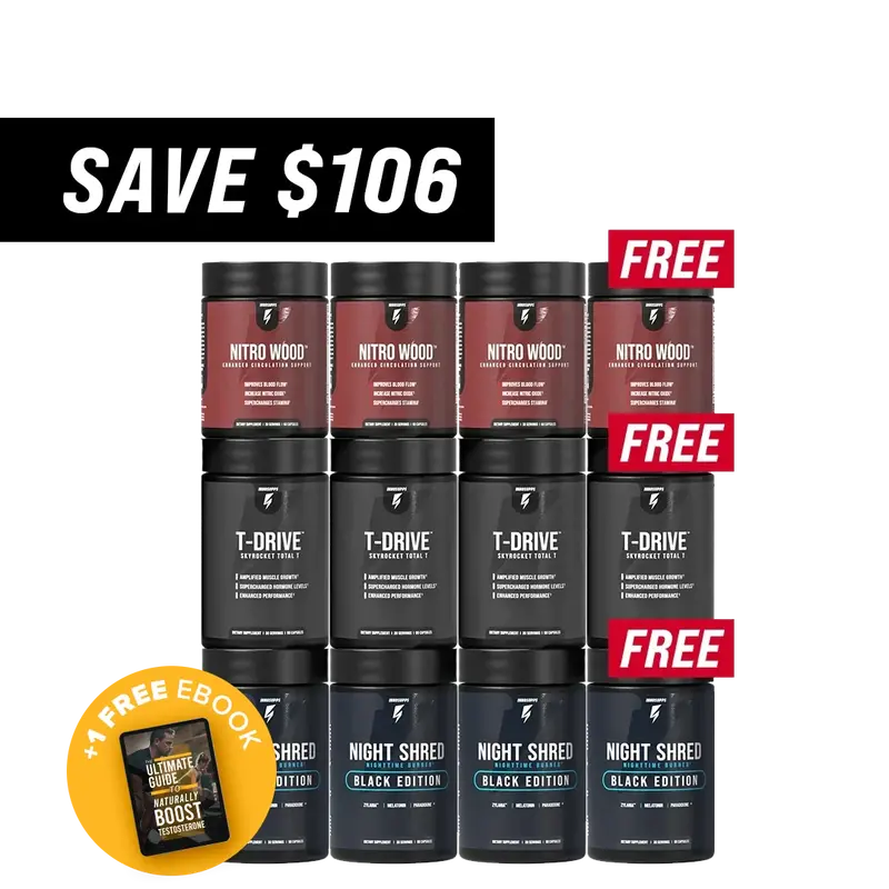 Supercharged Male Stack: 3-Month Supply + Bonus Stack (Au) 1
