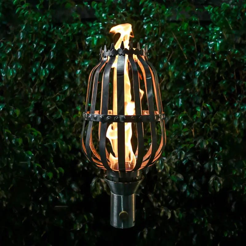 The Outdoor Plus Urn-Style Stainless Steel Torch With Original Top Base 1