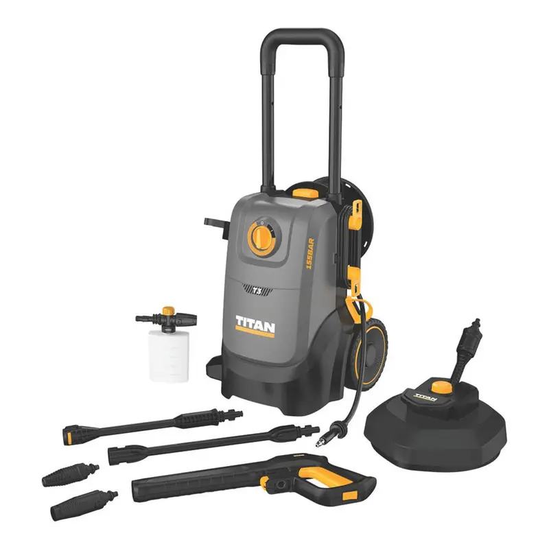 Titan Ttb1288Prw 2200W Electric Pressure Washer – 155 Bar Home & Car Cleaning System 1