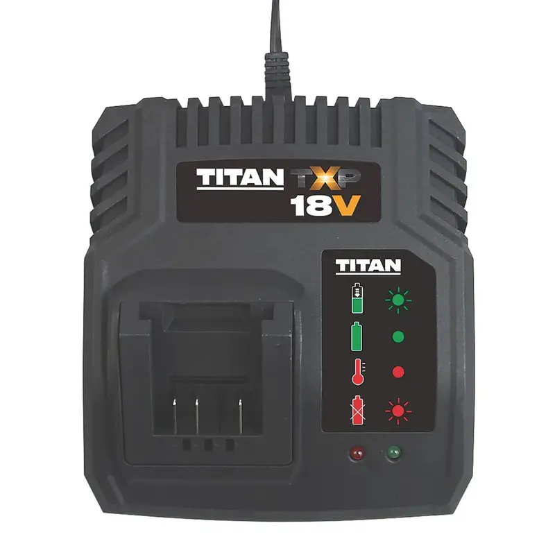 Titan Ttb805Chr 18V Fast Li-Ion Charger – 4A Output, Compact & High-Power 1