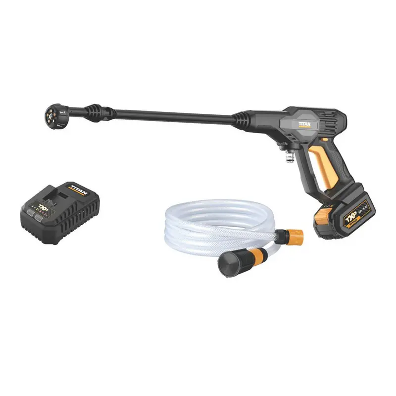 Titan Tti1230Prw Cordless Pressure Washer – 22 Bar, 18V Lithium-Ion Handheld Unit 1