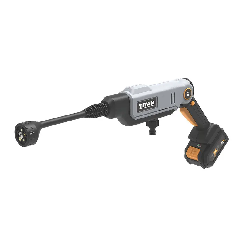 Titan Tti855Prw Cordless 18V Pressure Washer – 5.0Ah Battery, Handheld Jet Cleaner 1