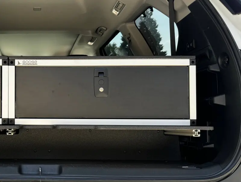 Toyota Sequoia (2023–Present, 3Rd Gen) Wider Single Drawer Module – 28.19"W × 38"D × 10"H With 20" Short Drawer & Behind-Drawer Storage 1