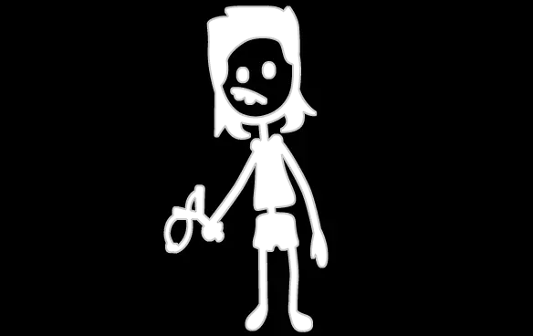 Trailer Trash Boy Vinyl Decal – 2.8" X 5.3" Retro Sticker 1
