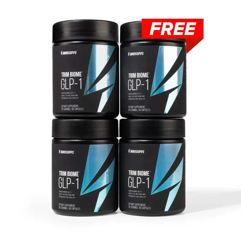 Trim Biome™ Glp-1 Metabolic Support: 3-Bottle Pack + Complimentary Bottle 1