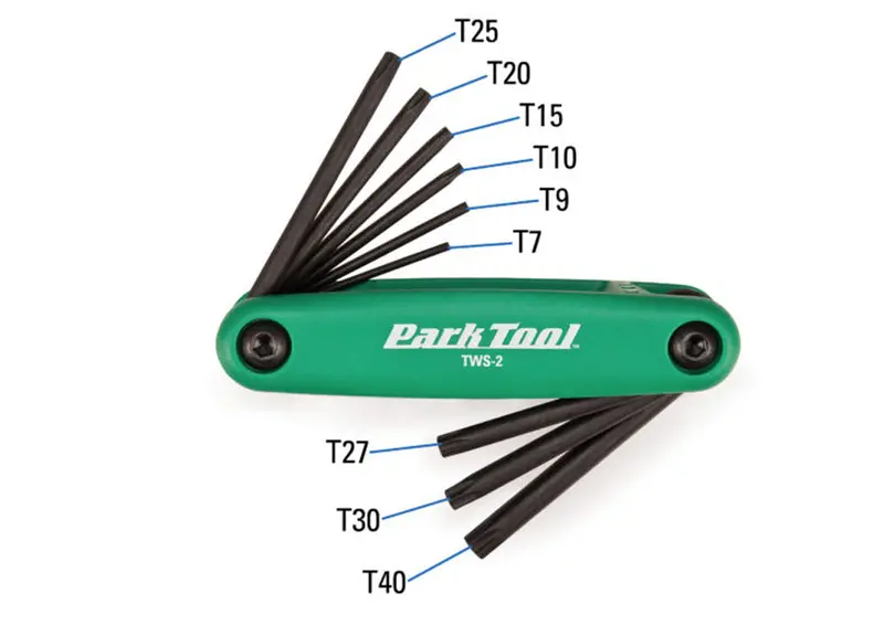 Tws-2 Multi-Sized Torx Bit Wrench Kit 1