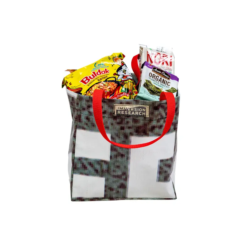 Upcycled Billboard Insulated Lunch Tote 1